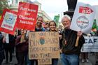 Christian Aid supporters at climate change demonstration