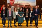 Staff at LNER in front of train image