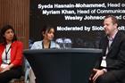 Myriam Khan, Syeda Hasnain-Mohammed, Wesley Johnson