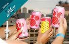 PRWeek Gen Zeitgeist wordmark on photo of hands holding Poppi soda cans