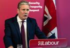 Labour leader Sir Keir Starmer at a press conference (Photo by Carl Court/Getty Images)