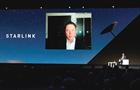 Video screen shot of Elon Musk talking about Starlink