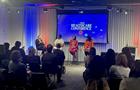 AbbVie’s Shannelle Armstrong Fowler, GCI Health’s Tenee Hawkins and Healthcare Businesswomen’s Association’s Mary Stutts, MHA on stage at PRWeek's Healthcare Conference