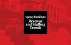 Wordmark reading "Agency Rankings: Revenue and Staffing Trends"