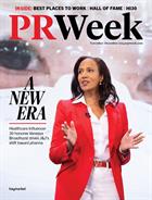 Cover of the PRWeek November/December 2024 Digital Edition displaying J&J's Vanessa Broadhurst