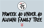40 Under 40 family tree wordmark