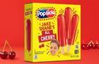 Box of Jake Shane’s all-cherry Popsicle