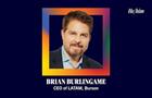Headshot of Brian Burlingame with pronouns he-him