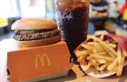 McDonald's Quarter Pounder, soda and fries