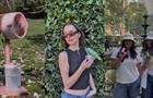 Collage of screenshots from SharkNinja Instagram showing people holding SharkNinja products