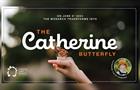 Hand holding a monarch butterfly for Catherine Butterfly campaign