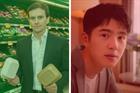 (L-R) Iceland boss Richard Walker displays plastic-free packaging; Chinese actor Liu Haoran takes John Boyega's role in a Jo Malone ad