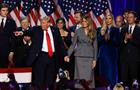 President-elect Donald Trump gathered with family and supporters on election night at the Palm Beach Convention Center in Florida