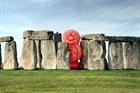 Giant Jelly Baby at Stonehenge