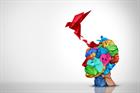 Pictorial depiction of a neurodiverse brain. 