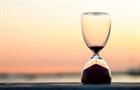 Hourglass concept running out of time