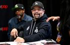 Shot of Ice-T sitting at a table