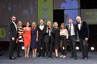 Newsreader Jon Snow (far left) hosted the PRWeek Awards 2016 - who will compere this year?