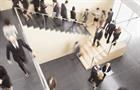 People walking in an office