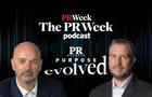 The PR Week podcast with PRDecoded Purpose Evolved logo