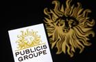 Stock art of Publicis' logo on a smartphone