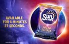 SunChips eclipse ad showing eclipse branded bag of chips