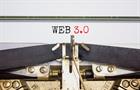 A vintage typewriter spells out 'Web 3.0'