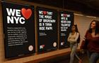 Image of the We Love NYC subway out of home campaign