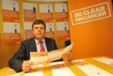 Mr Burstow: 'Early diagnosis makes a huge difference to your chance of survival' (Photograph: DoH)