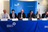 Senior BMA representatives (Picture: Abi Rimmer)