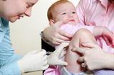 MMR vaccines are given to babies and young children as part of a childhood vaccination schedule (Photograph: SPL)