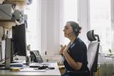 Female doctor on a video call with a patient