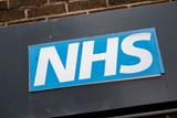 NHS logo on a building