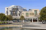 The Scottish parliament building in Edinburgh