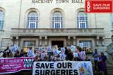 Save our Surgeries: protest wins support of Hackney councillors (Photo: Neil Roberts)