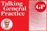 Talking General Practice logo with picture of Professor Kamila Hawthorne