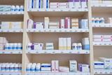 Pharmacy shelves