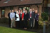 Staff from the Red and Green Practice, New Forest, Hampshire including Dr Redmill (second from left)