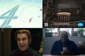 Clockwise from top left: Channel 4, Sue Ryder, ITV and Coca-Cola