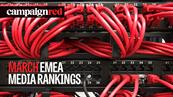 Which media agency took top spot in first EMEA new-biz league of 2025?
