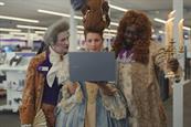 Currys campaign brings people up to date with historical spoofs