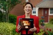 Emma Willis stars in new 30-second slot promoting the October draw of People's Postcode Lottery and its new show Win Win