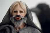 Joanna Lumley: impersonates characters from Game of Thrones in Sky ad campaign
