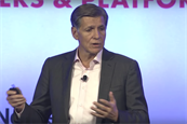 Marc Pritchard, P&G, on Better Advertising Enabled by Media Transparency at IAB ALM (Image from <a href="https://www.youtube.com/watch?v=NEUCOsphoI0">IAB - Interactive Advertising Bureau</a>