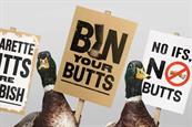 Keep Britain Tidy "Cigarette butts are rubbish" by VCCP