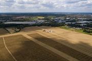 This site in Kent is now being turned into a giant lorry park. Photograph: Dan Kitwood/Getty Images
