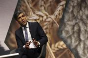 Rishi Sunak Delivers Speech To The National Farmers Union Annual Conference. Source - GettyImages, WPA Pool