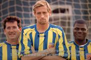 Peter Crouch: footballer in ad promoting the availability of BT Sport on  Virgin Media 