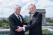 Maurice Levy and John Wren: respective Publicis and Omnicom chiefs 