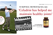 Solgar Vitamins: Sir Geoff Hurst fronts campiagn